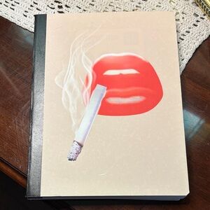Smoker Lips Notebook Journal unbranded, notebook featuring the iconic Smoker
